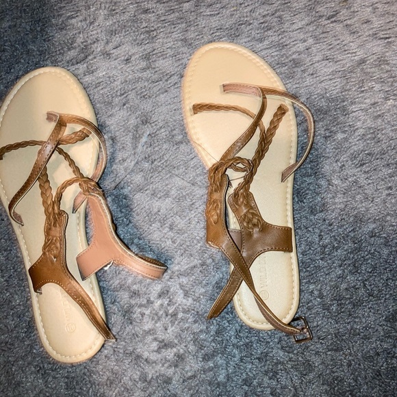 Brown Sandals - Picture 1 of 4